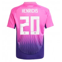 Fotbalové Dres Německo Benjamin Henrichs #20 Venkovní ME 2024 Krátký Rukáv